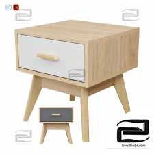 Bedside table Skandica Horten