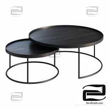 ETHNICRAFT ROUND TRAY Table