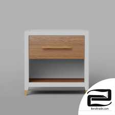 Arnika bedside table with one drawer - Furnitera