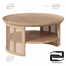 Homary rattan table