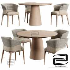 Quad Table and Chairs