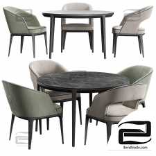 Pace Loom modern table and chairs