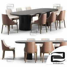 Table and Chairs Dining Set 05