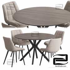 Table Ralf Chair Adah