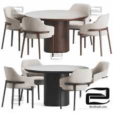 Table and Chairs Dining Set 03