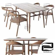 Typhoon Table and Bio Chairs