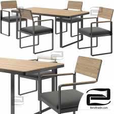 Topa table and chairs