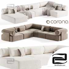 CIPRIANI u Shaped Modern Sofa by lusso living