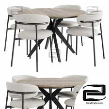 Table and chairs 90