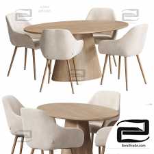 Lori Djudi table and chairs Divan.ru