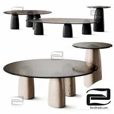 Poliform Strata Glass Tables