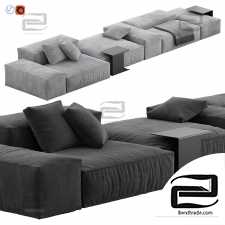 Sofa Living Divani Extrasoft