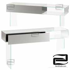 36e8 Glass 1365 Lago Console