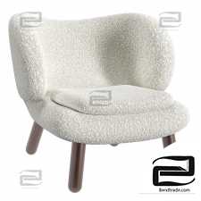 Boucle Caldwell White Loft Chairs-Concept