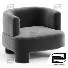 Fauteuil velours Darrel chairs