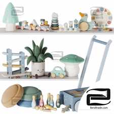 Children's toy decor set