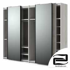 Sliding wardrobe 3D Model id 10679