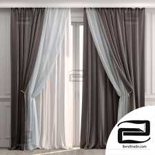 Curtains and moldings