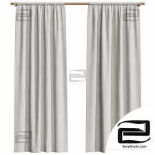 Linen curtains