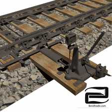 Railroad switch railway