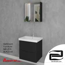 Bathroom Furniture MA ZEN BLACK 60cm