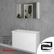 Bathroom Furniture MA ZEN WHITE 100cm