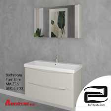 Bathroom Furniture MA ZEN BEIGE 100cm