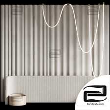 The headboard of the bed 119
