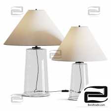 Pottery Barn Avalon Recycled Glass Table Lamp