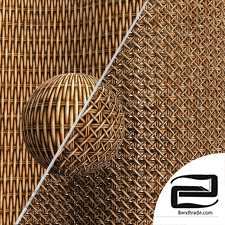 Material Woven bamboo & rattan