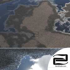 Wet asphalt material 52
