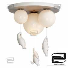 The Waste Trio Ceiling lamp by Lampatron