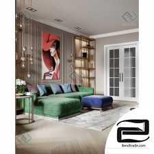 Color Modern living room