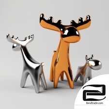 Ceramic deer