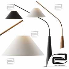 Crate and Barrel Gibson Floor lamps