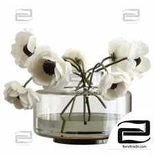Bouquets of anemones