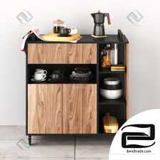 Kitchen cupboard with a set of ZARA HOME