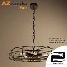 AZzardo Fan chandelier