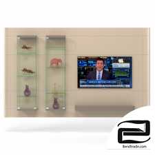 Glass Display Tv Unit