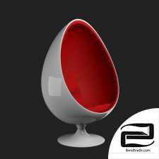 Eero Aarnio egg-Shaped chair