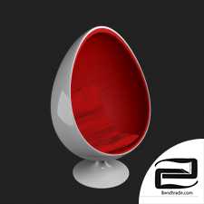 Eero Aarnio egg-Shaped chair