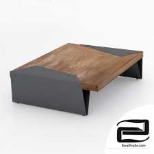 Wooden coffee table 3D Model id 11378