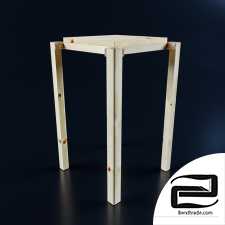 Wooden stool