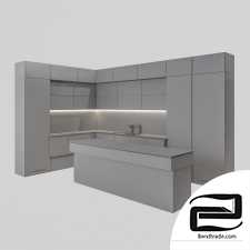 Kitchen area 3D Model id 11419