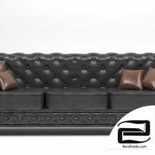 Triple classic sofa