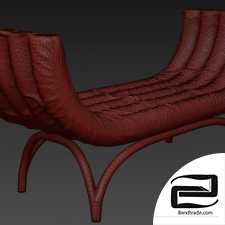 Designer two-seat chair