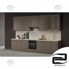 Brown kitchen