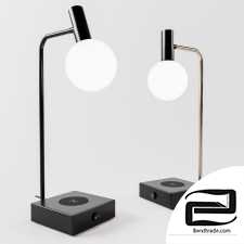 Spencer lamp with wireless charger