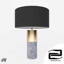 Concrete & Brass Lamp