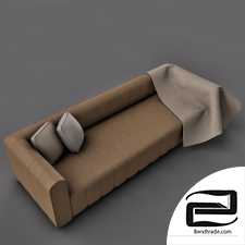 leather sofa 3D Model id 11821